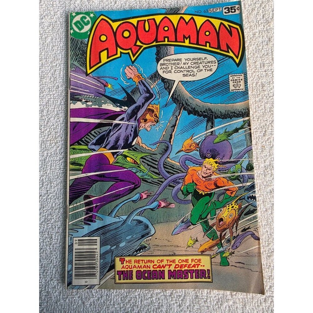 Aquaman #63 DC Comic Book 1978